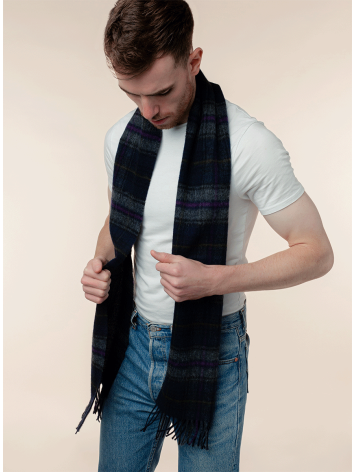 Canterbury Design Scarf-Navy by Rosemill.