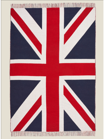 Union Jack throw by Rosemill. 