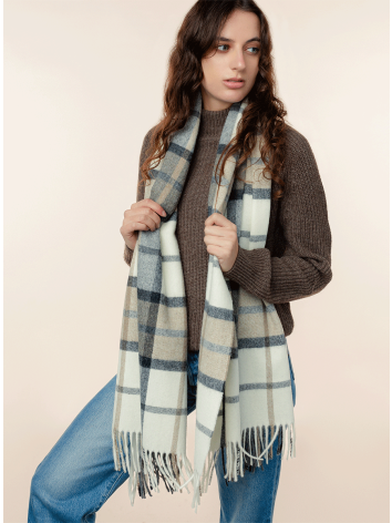 Winchester Design Oversized Scarf-Natural by Rosemill. 